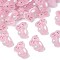 Plastic Enamel Cabochons, Pink, Rabbit, 24x17~17.5x4.5mm