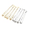 8Pcs 2 Style Adjustable 304 Stainless Steel Slider Bracelet Making, Macrame Pouch Bracelet Making for Stone Holder, with 201 Stainless Steel Chain Tabs, Golden & Stainless Steel Color, Inner Diameter: 3/4~2-7/8  inch(1.8~7.2cm), 4Pcs/style