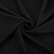 Polyester Fabric, DIY Craft Supplies, Black, 1600x500x0.5mm