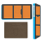 1Pc Wood Cutting Dies, with Steel, for DIY Leather Craft, Rectangle, 254x127x9mm
