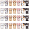 28Pcs 7 Colors Rack Plating Alloy Enamel Pendants, Golden, Dog Charm, Mixed Color, 25x16x2mm, Hole: 2mm, 4pcs/color