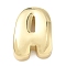 Brass Initial Beads, Real 18K Gold Plated, Long-Lasting Plated, Rack Plating, Lead Free & Cadmium Free, Letter A, 20.5x15.5x7mm, Hole: 8.5x3.5mm