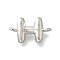 Brass Connector Charms, Lead Free & Cadmium Free, Long-Lasting Plated, 7.5x12.5x2mm, Hole: 1.2mm