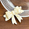 Bowknot Cellulose Acetate Alligator Hair Clips, Hair Accessories for Women & Girls, Bisque, 54x44x23mm
