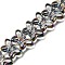 Electroplated Transparent Glass Beads Strands, Butterfly, Colorful, 11.5x19.5x4.5mm, Hole: 1mm, about 48pcs/strand, 21.65''(55cm)
