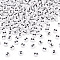 500Pcs Acrylic Beads, with Horizontal Hole, Letter, Flat Round, Letter Z, 7x4mm, Hole: 1mm