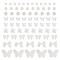 DIY Resin Beads & Pendants Jeweley Making Finding Kits, Mixed Shapes, Clear AB, 4~23.5x4~30x2.5~9mm, Hole: 1.2~2.5mm