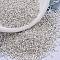 MIYUKI Delica Beads, Cylinder, Japanese Seed Beads, 11/0, (DB0551) Bright Sterling Plated, 1.3x1.6mm, Hole: 0.8mm, about 2000pcs/10g