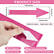 Craspire 10 set di etichette adesive con freccia autoadesive in PVC a 10 colori DIY-CP0010-44-2