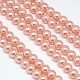 Eco-Friendly Dyed Glass Pearl Round Beads Strands HY-A002-6mm-RB092-1