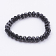 Bracelets stretch avec perles en verre GLAA-K018-01A-1