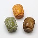 Tête de Bouddha perles naturelles du Henan de jade G-N0130-03-1