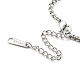 304 collar de cadena de caja de acero inoxidable para hombres y mujeres. NJEW-A008-05P-3