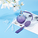 Gorgecraft100ml詰め替え可能な香水瓶紫色の結晶香水スプレーボトル透明なガラス香水噴霧器と長いタッセルプラスチック漏斗ホッパードロッパー MRMJ-GF0001-20-5