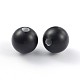 Half Drilled Frosted Round Shell Pearl Beads fit for Ball Stud Earrings BSHE-J010-05-1