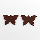 Dyed Butterfly Wood Pendants WOOD-R240-46-2