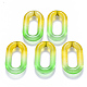 Two Tone Transparent Acrylic Linking Rings OACR-S036-006B-N04-3