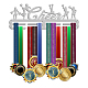 Спортивная тема железная вешалка для медалей настенная стойка для дисплея ODIS-WH0024-026-1