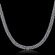 Ультрамодный сплав цинка горный хрусталь чашка цепи ожерелья NJEW-BB15225-C-2