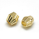 Perlas de latón corrugado KK-T032-188G-1