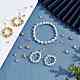 Arricraft 340 pièces perles d'espacement en laiton et fer strass et perles d'espacement en laiton KK-AR0002-35-4