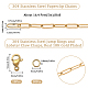 Sunnyclue kit per la creazione di collane con bracciale a catena fai da te CHS-SC0001-03G-2