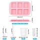 Kit di stampi in silicone per sapone ahandmaker DIY-PH0004-67-2