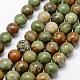 Chapelets de perles en opale vert naturel G-K209-04B-12mm-1