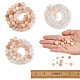 Yilisi 3 brins 3 brins de perles d'aventurine rose naturel style G-YS0001-13-4