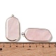 Ciondoli quazo rosa naturale G-G063-02A-3