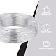 BENECREAT 1492 Feet 22 Gauge(0.6mm) Silver Wire Bendable Metal Sculpting Wire for Beading Jewelry Making Art and Craft Project AW-BC0003-18P-6