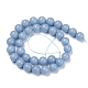 Chapelets de perles en angélite naturelle G-G840-03-12mm-4