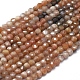 Chapelets de perles de sunstone naturelle naturelles G-D0013-30-1