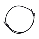 Waxed Cord Bracelet Making AJEW-JB00013-02-1