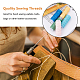 PandaHall 36 Rolls 0.8mm Wax Coated Cords Sewing Polyester Thread Leather Sewing Thread Colorful Jewelry Wax Strings for DIY Bracelets Handcraft YC-PH0002-26-5