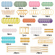 Kits de fabricación de aretes de piedras preciosas diy de sunnyclue DIY-SC0013-14-5