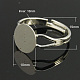 Brass Ring Components KK-C3044-10mm-N-1