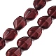 Perles en verre dépoli &nbsp;GLAA-T023-30E-1