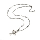 304 colliers pendentif en acier inoxydable pour femmes et hommes NJEW-G115-01P-3