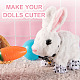 PandaHall Elite 20Pcs Doll Eyelashes Strips DIY-PH0010-26-6