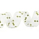 オーガンジーリボン  花柄の蝶  ギフト包装用  バレンタイン・デー  結婚式  飾る誕生日パーティー  オリーブドラブ  1-1/8インチ（27mm）  約5.4ヤード（5m）/ロール SRIB-F010-07C-3