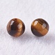 Natürlichen Tigerauge Perlen G-K275-17-6mm-2