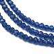 Chapelets de perles en verre électroplaqué GLAA-F079-A-05-2