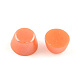 Pearlized Plated Opaque Glass Cabochons PORC-R099-04-1