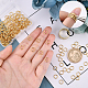 Kit d'anneaux dicosmétiques pour la fabrication de bijoux à bricoler soi-même DIY-DC0001-10-3