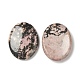 Natural Rhodonite Worry Stone for Anxiety Therapy G-B036-01K-2