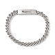 304 pulsera de cadenas de cuerda de acero inoxidable para hombres y mujeres. STAS-E001-01P-1