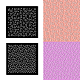 Tableros de textura de arcilla acrílica DIY-WH0498-0003-1