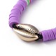 Verstellbare Nylonschnur geflochtenen Perlen Armbänder BJEW-JB04886-01-3
