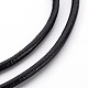 Кожаный шнур ожерелье материалы MAK-L018-06A-01-2